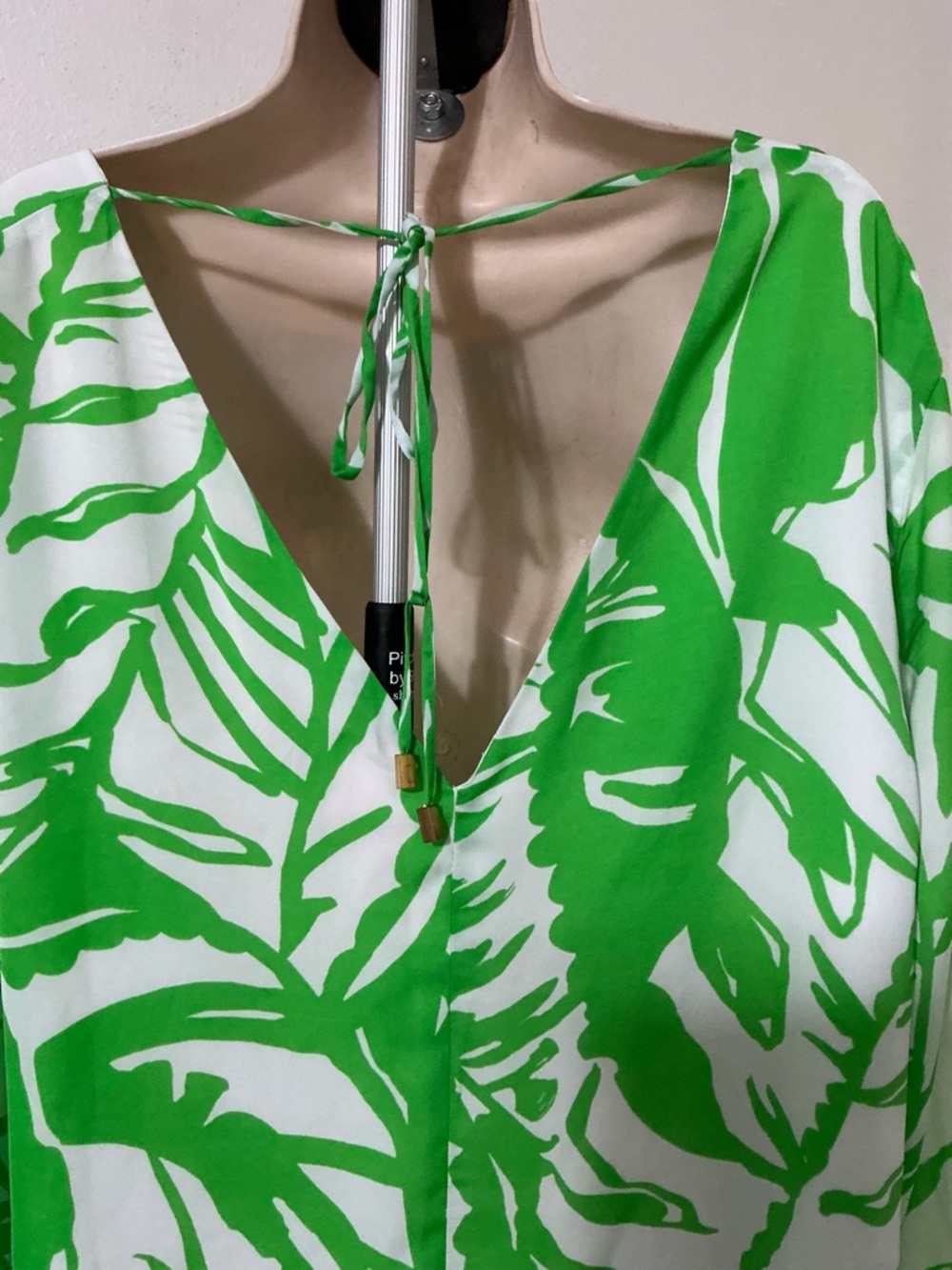 Lilly Pulitzer Target Green and White Leaf-Print Mini Dress 3X - Picture 7 of 12